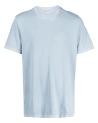 hellblaues T-Shirt mit einem Rundhalsausschnitt von Cotton Citizen