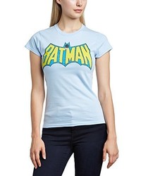 hellblaues T-Shirt mit einem Rundhalsausschnitt von DC Universe
