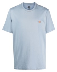 hellblaues T-Shirt mit einem Rundhalsausschnitt von Dickies Construct