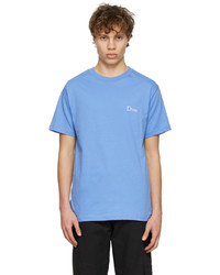 hellblaues T-Shirt mit einem Rundhalsausschnitt von Dime