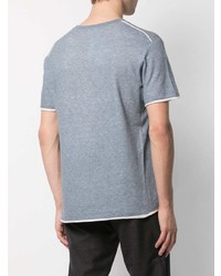 hellblaues T-Shirt mit einem Rundhalsausschnitt von rag & bone