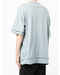 hellblaues T-Shirt mit einem Rundhalsausschnitt von Musium Div.