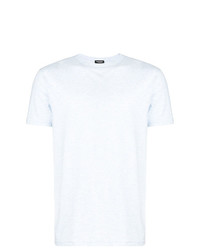 hellblaues T-Shirt mit einem Rundhalsausschnitt von DSQUARED2