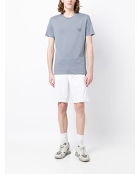 hellblaues T-Shirt mit einem Rundhalsausschnitt von Emporio Armani