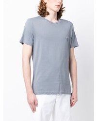 hellblaues T-Shirt mit einem Rundhalsausschnitt von Emporio Armani