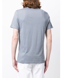 hellblaues T-Shirt mit einem Rundhalsausschnitt von Emporio Armani