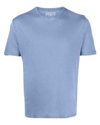 hellblaues T-Shirt mit einem Rundhalsausschnitt von Fedeli