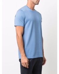 hellblaues T-Shirt mit einem Rundhalsausschnitt von Kiton