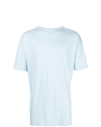 hellblaues T-Shirt mit einem Rundhalsausschnitt von Forcerepublik