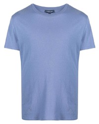 hellblaues T-Shirt mit einem Rundhalsausschnitt von Frescobol Carioca