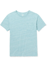 hellblaues T-Shirt mit einem Rundhalsausschnitt von J.Crew