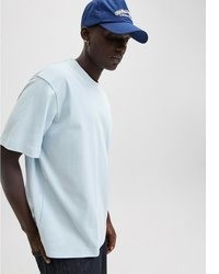 hellblaues T-Shirt mit einem Rundhalsausschnitt von Jack & Jones
