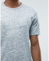 hellblaues T-Shirt mit einem Rundhalsausschnitt von Jack and Jones