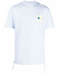 hellblaues T-Shirt mit einem Rundhalsausschnitt von Jacquemus
