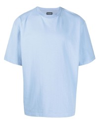 hellblaues T-Shirt mit einem Rundhalsausschnitt von Jacquemus
