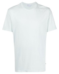 hellblaues T-Shirt mit einem Rundhalsausschnitt von James Perse