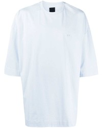 hellblaues T-Shirt mit einem Rundhalsausschnitt von Juun.J