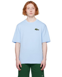 hellblaues T-Shirt mit einem Rundhalsausschnitt von Lacoste