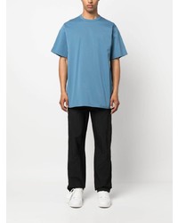 hellblaues T-Shirt mit einem Rundhalsausschnitt von Y-3