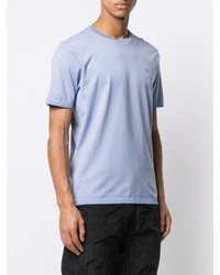 hellblaues T-Shirt mit einem Rundhalsausschnitt von CP Company