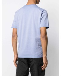 hellblaues T-Shirt mit einem Rundhalsausschnitt von CP Company