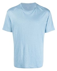 hellblaues T-Shirt mit einem Rundhalsausschnitt von Majestic Filatures