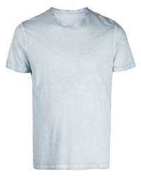 hellblaues T-Shirt mit einem Rundhalsausschnitt von Majestic Filatures