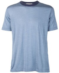 hellblaues T-Shirt mit einem Rundhalsausschnitt von Marc Jacobs