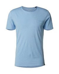 hellblaues T-Shirt mit einem Rundhalsausschnitt von Marc O'Polo