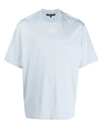 hellblaues T-Shirt mit einem Rundhalsausschnitt von Michael Kors