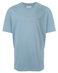 hellblaues T-Shirt mit einem Rundhalsausschnitt von Off Duty