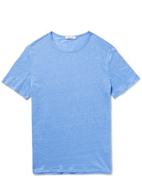 hellblaues T-Shirt mit einem Rundhalsausschnitt von Onia