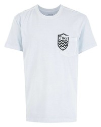 hellblaues T-Shirt mit einem Rundhalsausschnitt von OSKLEN