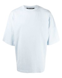 hellblaues T-Shirt mit einem Rundhalsausschnitt von Palm Angels