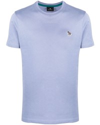 hellblaues T-Shirt mit einem Rundhalsausschnitt von Paul Smith