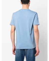 hellblaues T-Shirt mit einem Rundhalsausschnitt von Aspesi