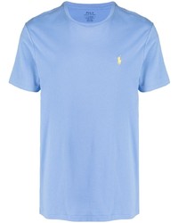 hellblaues T-Shirt mit einem Rundhalsausschnitt von Polo Ralph Lauren