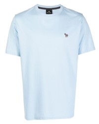 hellblaues T-Shirt mit einem Rundhalsausschnitt von PS Paul Smith