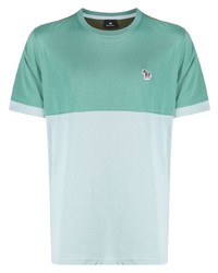 hellblaues T-Shirt mit einem Rundhalsausschnitt von PS Paul Smith