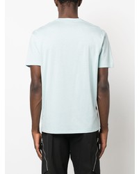 hellblaues T-Shirt mit einem Rundhalsausschnitt von Tom Ford