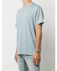 hellblaues T-Shirt mit einem Rundhalsausschnitt von rag & bone