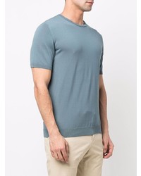 hellblaues T-Shirt mit einem Rundhalsausschnitt von Nuur