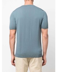 hellblaues T-Shirt mit einem Rundhalsausschnitt von Nuur