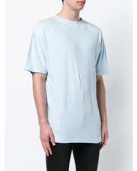 hellblaues T-Shirt mit einem Rundhalsausschnitt von Forcerepublik