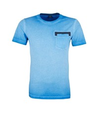 hellblaues T-Shirt mit einem Rundhalsausschnitt von S.OLIVER RED LABEL