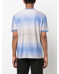 hellblaues T-Shirt mit einem Rundhalsausschnitt von Paul Smith