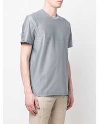 hellblaues T-Shirt mit einem Rundhalsausschnitt von Brioni