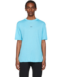 hellblaues T-Shirt mit einem Rundhalsausschnitt von UNNA