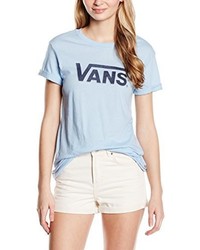 hellblaues T-Shirt mit einem Rundhalsausschnitt von Vans