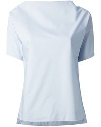 hellblaues T-Shirt mit einem Rundhalsausschnitt von Vionnet